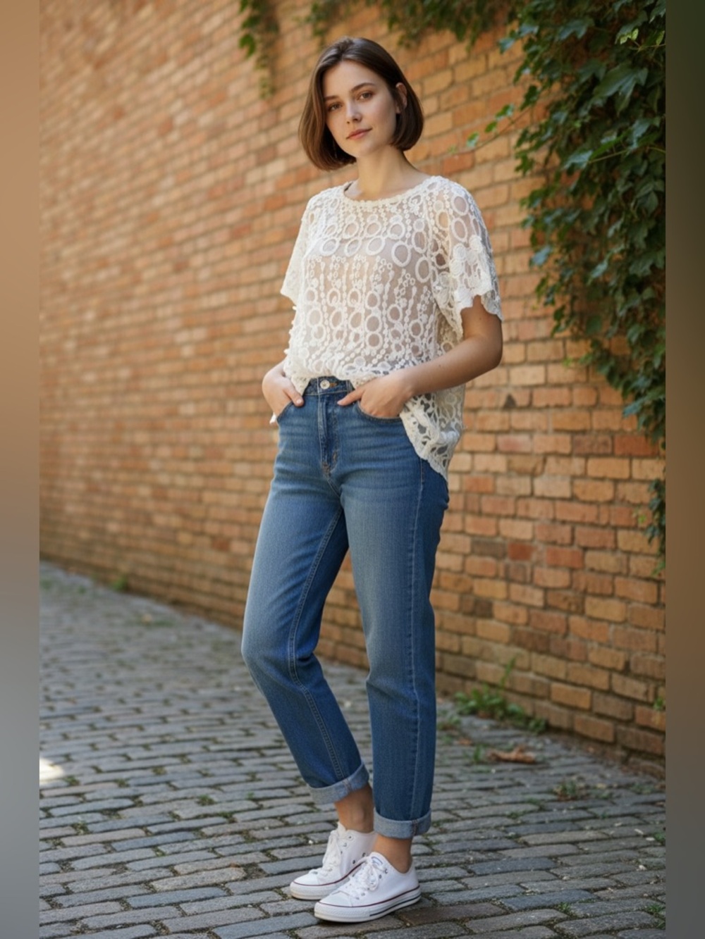 SUNDANCE Embroidered blouse